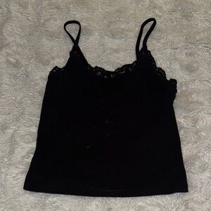 H&M Black Lace Cami Top
